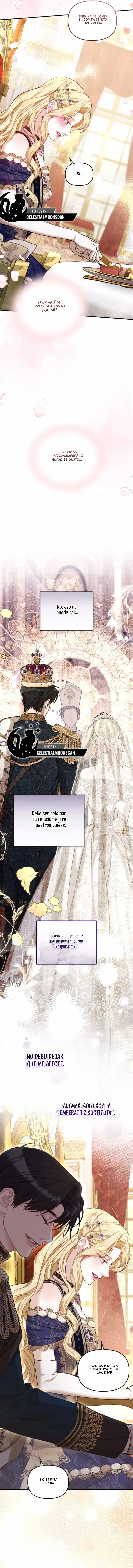 Aunque Fuera una Emperatriz Sustituta, Tuve mi Primera Noche capítulo 7, página 2