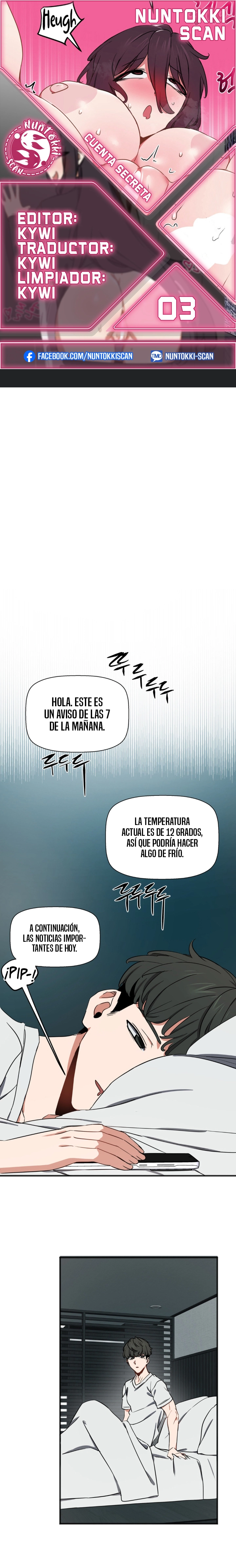 Cuenta Secreta capítulo 3, página 1