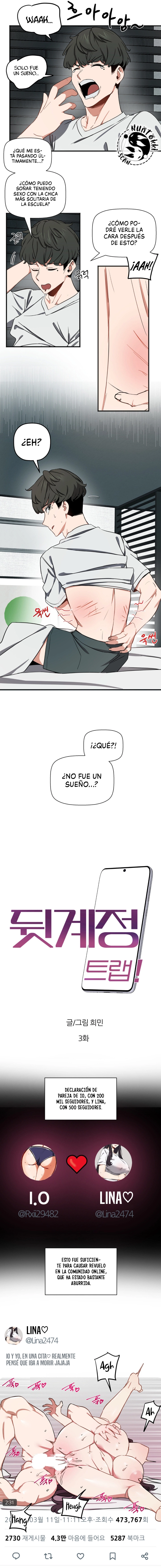 Cuenta Secreta capítulo 3, página 2