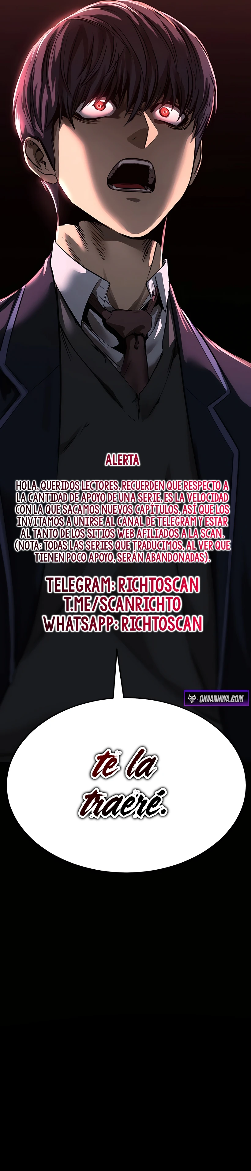 Desde dentro del cartel capítulo 1, página 19