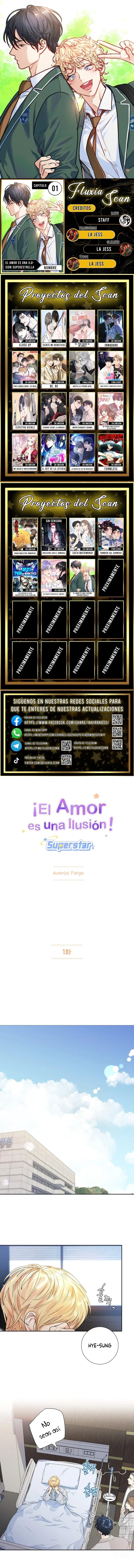 ¡El amor es una ilusión!  Superstar capítulo 1, página 1