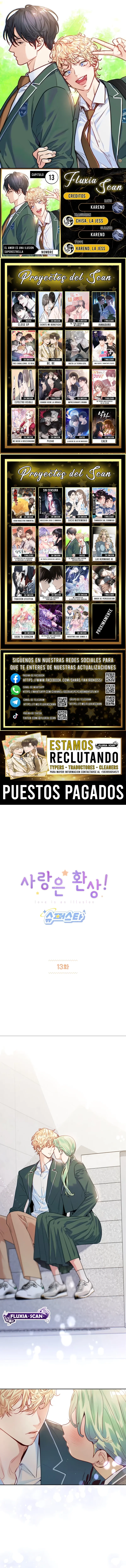 ¡El amor es una ilusión!  Superstar capítulo 13, página 1