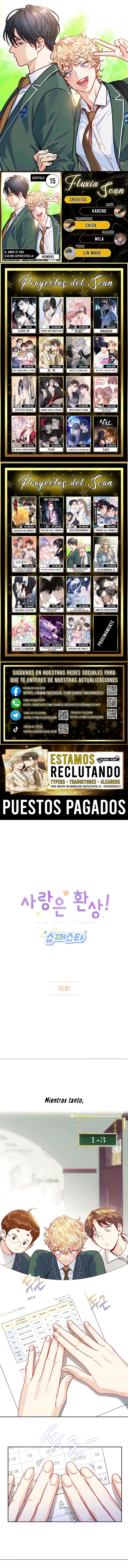 ¡El amor es una ilusión!  Superstar capítulo 15, página 1