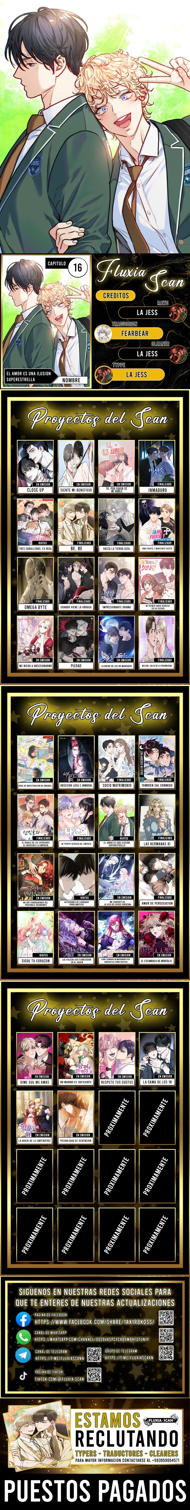 ¡El amor es una ilusión!  Superstar capítulo 16, página 1