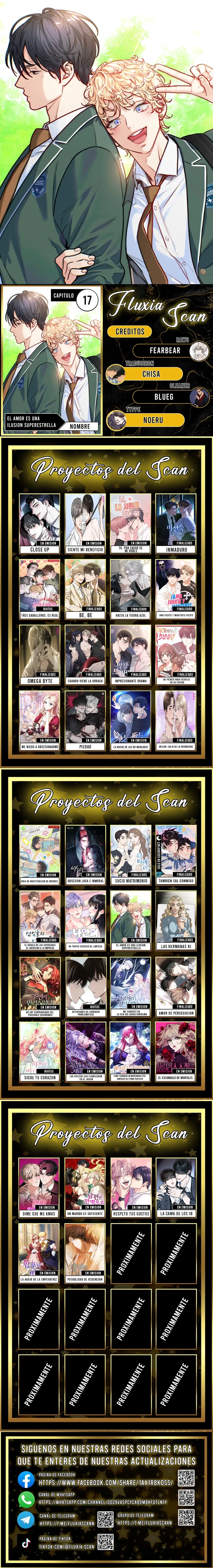 ¡El amor es una ilusión!  Superstar capítulo 17, página 1
