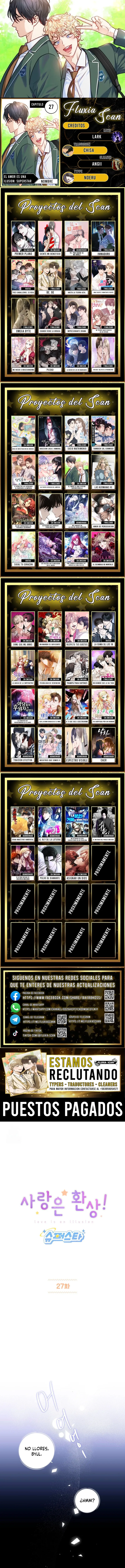 ¡El amor es una ilusión!  Superstar capítulo 27, página 1
