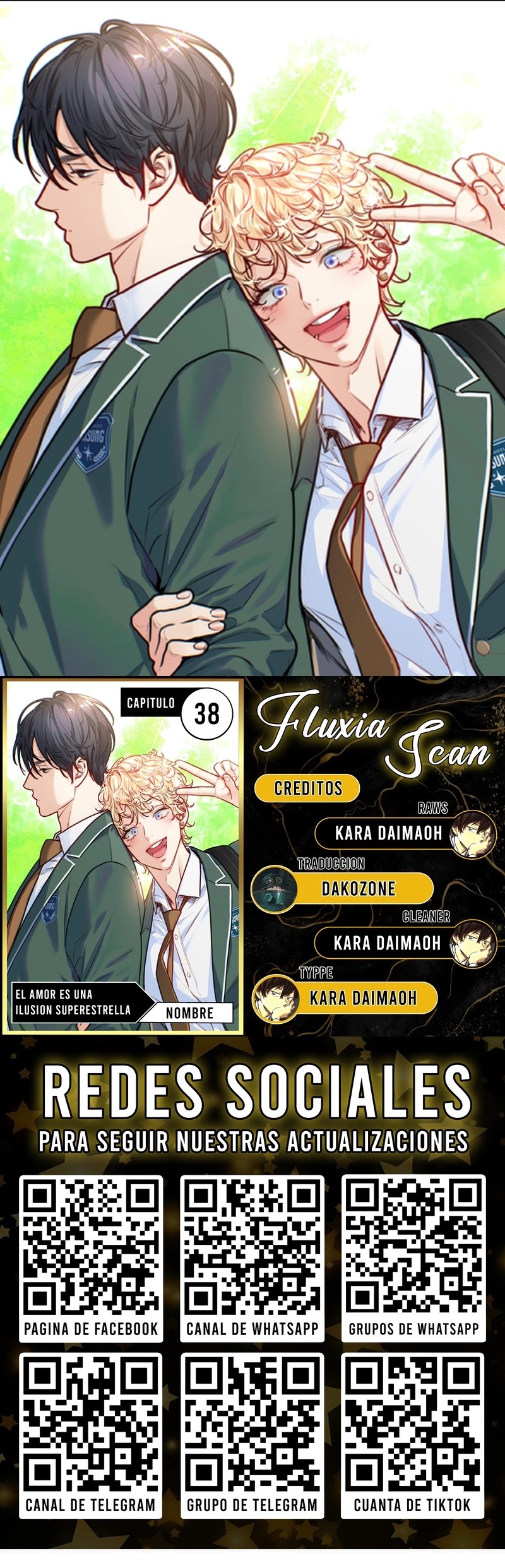 ¡El amor es una ilusión!  Superstar capítulo 38, página 1