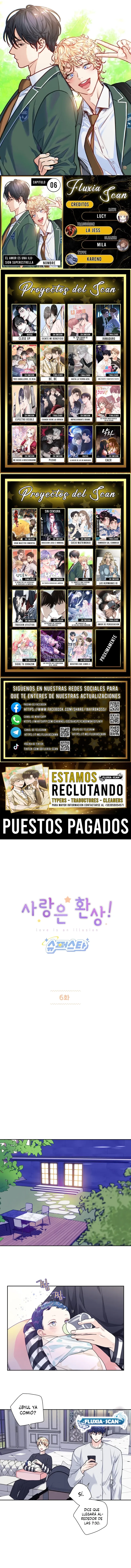 ¡El amor es una ilusión!  Superstar capítulo 6, página 1