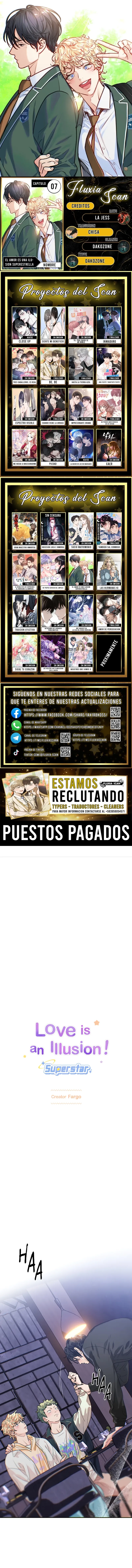 ¡El amor es una ilusión!  Superstar capítulo 7, página 1