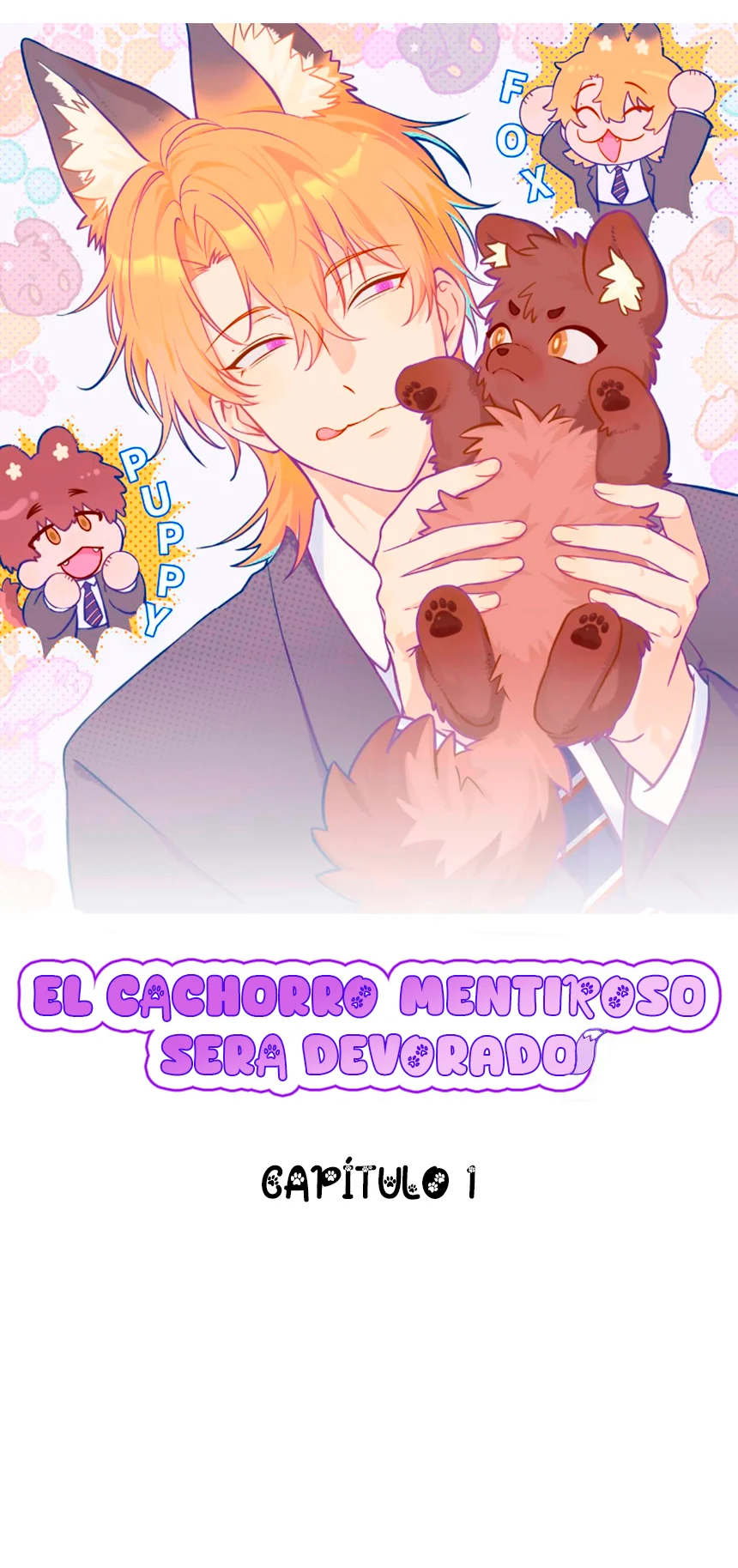 El cachorro mentiroso sera devorado capítulo 1, página 3