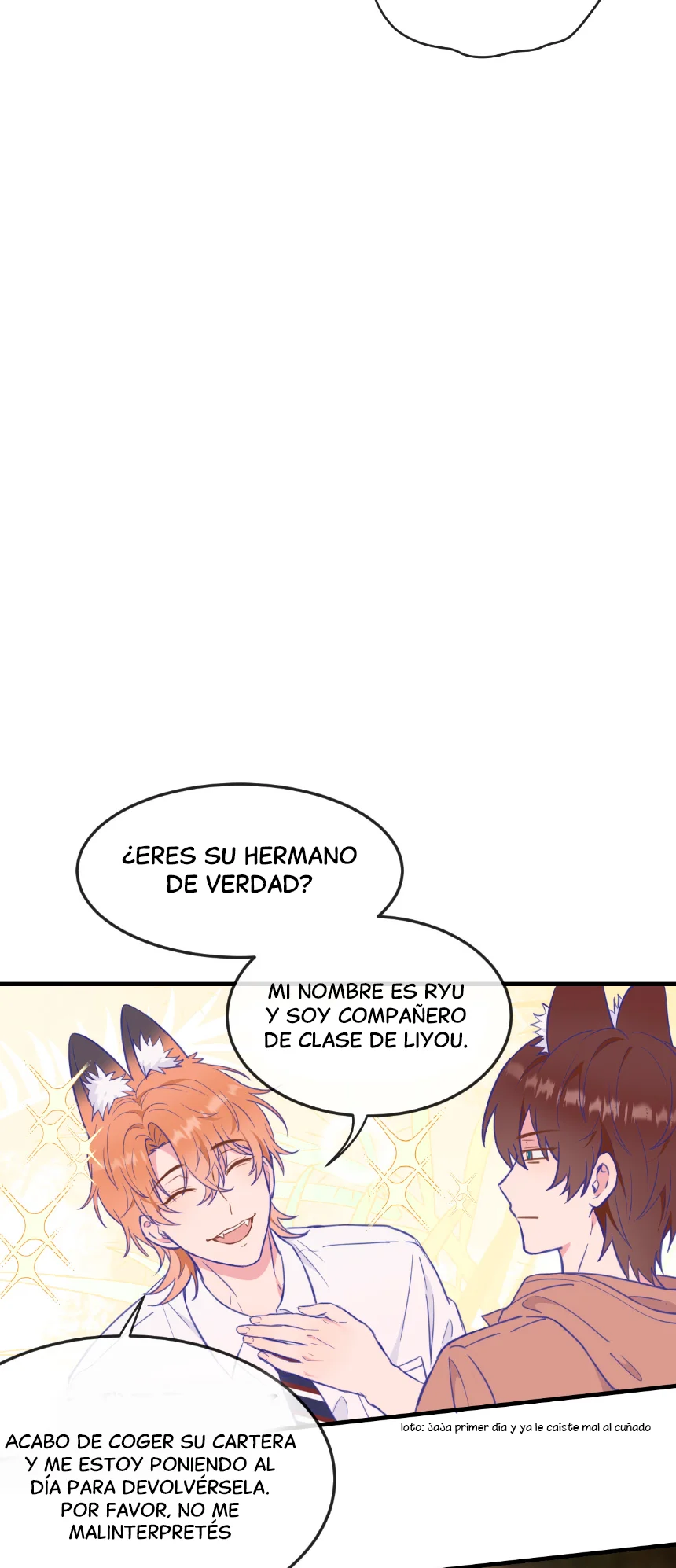 El cachorro mentiroso sera devorado capítulo 2, página 12