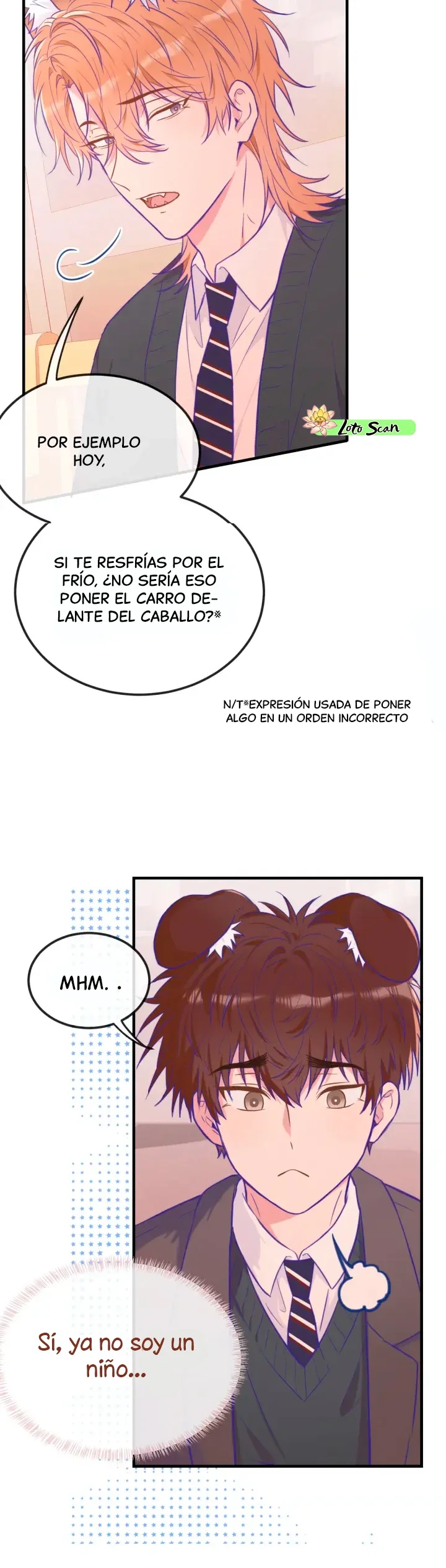 El cachorro mentiroso sera devorado capítulo 22, página 14