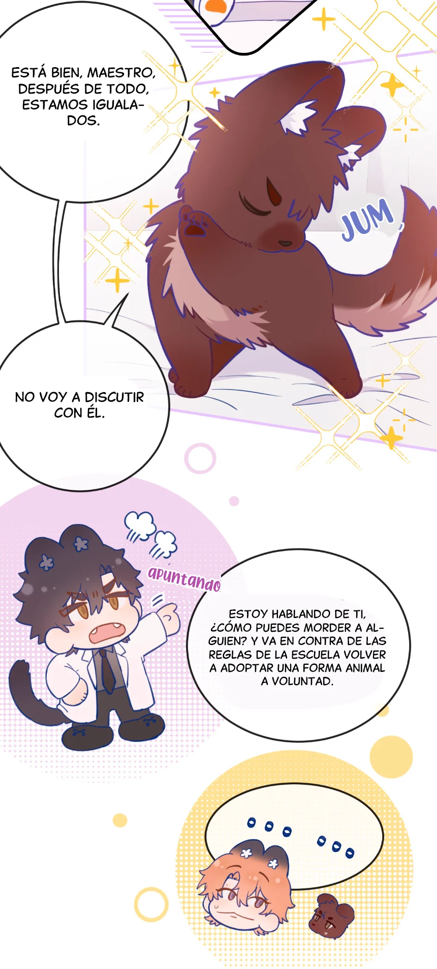 El cachorro mentiroso sera devorado capítulo 6, página 10