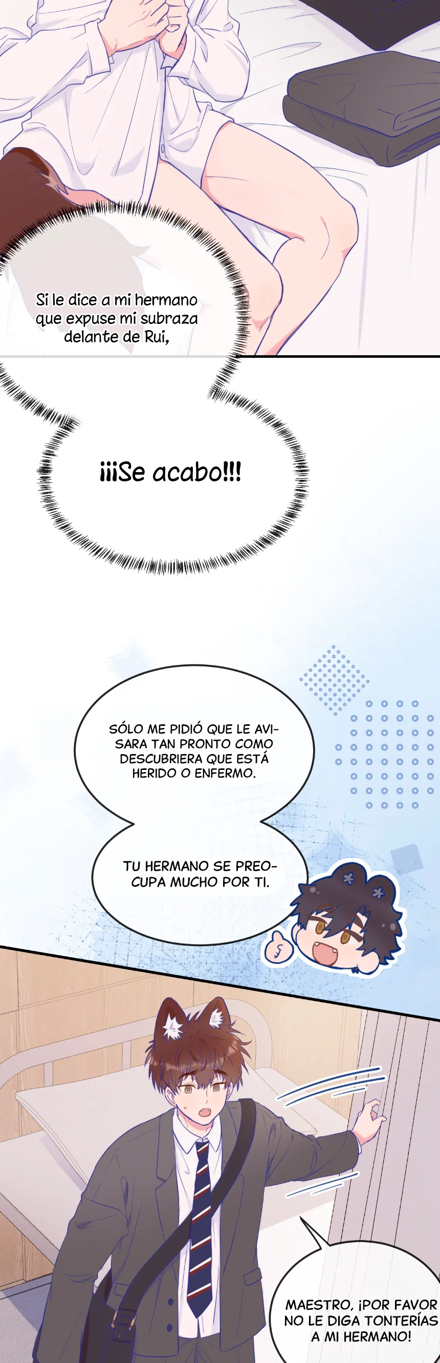 El cachorro mentiroso sera devorado capítulo 6, página 20