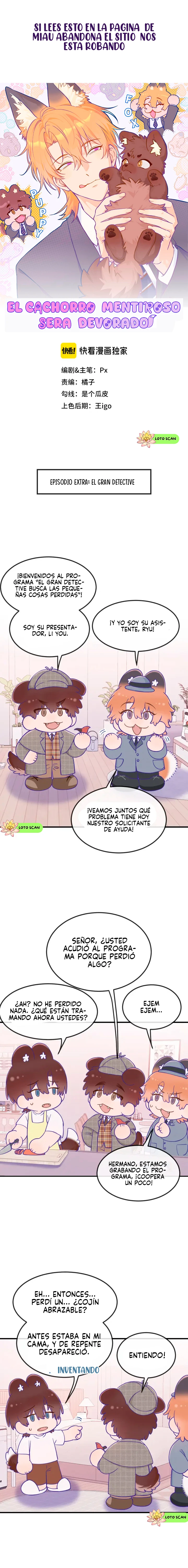 El cachorro mentiroso sera devorado capítulo 68.1, página 2