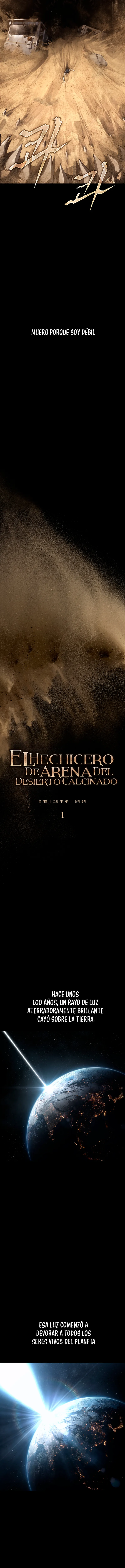 El Hechicero De Arena Del Desierto Calcinado capítulo 1, página 2