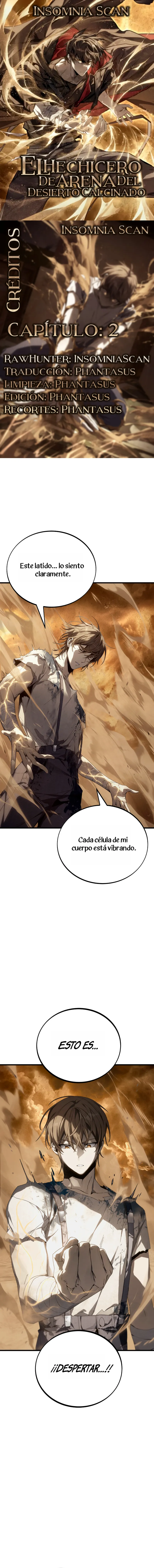 El Hechicero De Arena Del Desierto Calcinado capítulo 2, página 1
