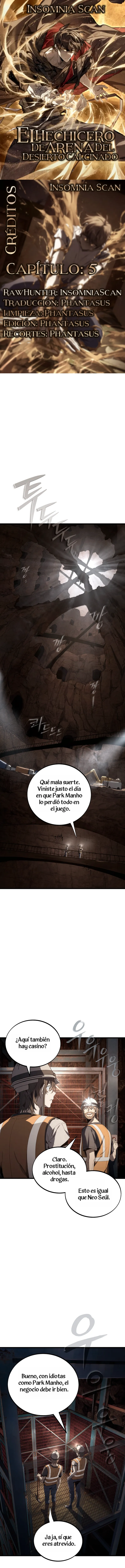El Hechicero De Arena Del Desierto Calcinado capítulo 5, página 1
