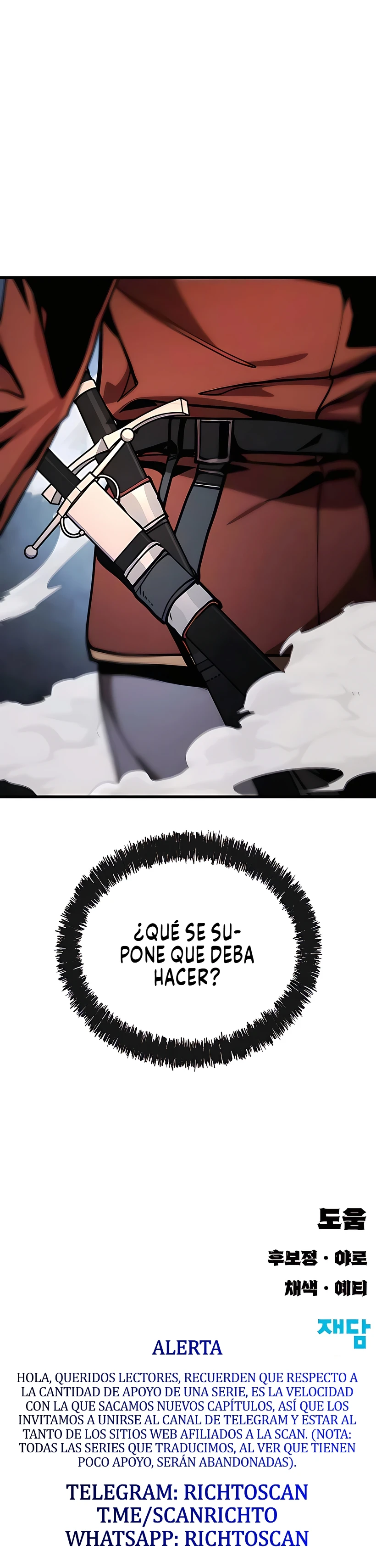 El martillo en lugar de la espada capítulo 12, página 11
