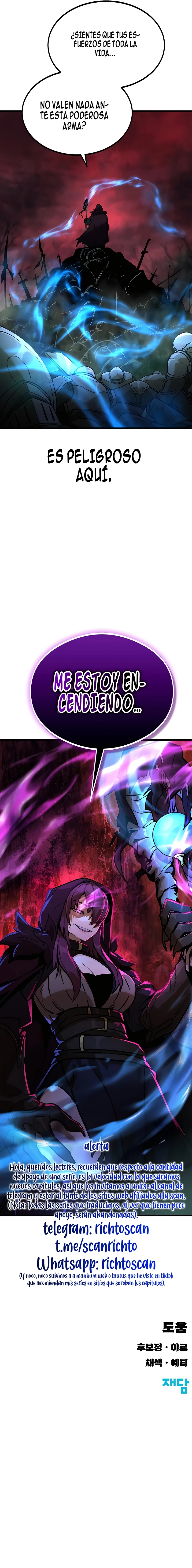 El martillo en lugar de la espada capítulo 3, página 8
