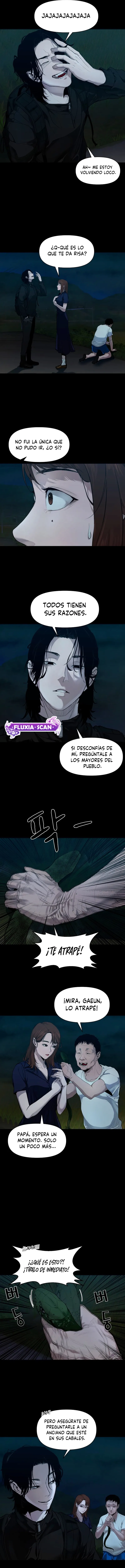 El misterio del pueblo gwichon capítulo 1, página 13