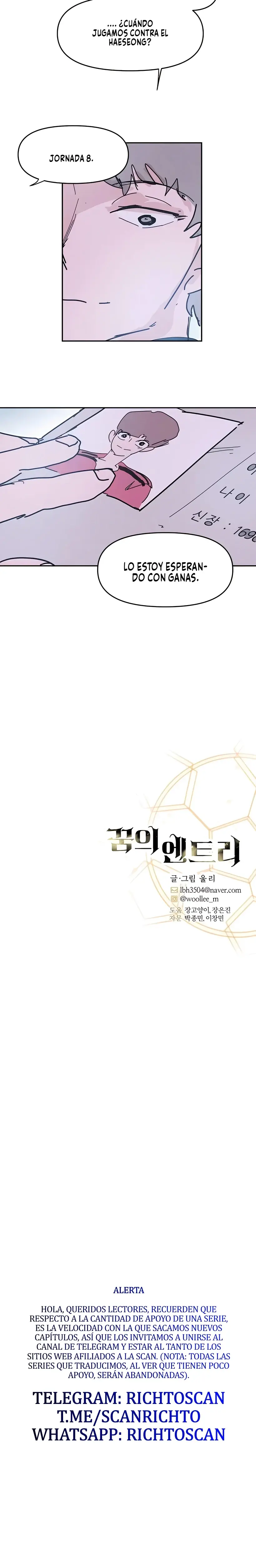 formando la leyenda del fútbol capítulo 29, página 14