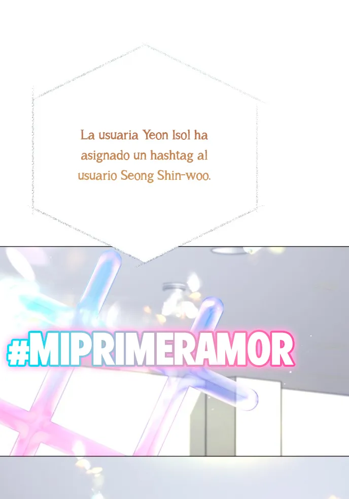 El hashtag es: El primer amor. capítulo 1, página 181