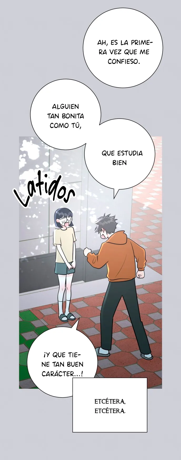 El hashtag es: El primer amor. capítulo 1, página 24