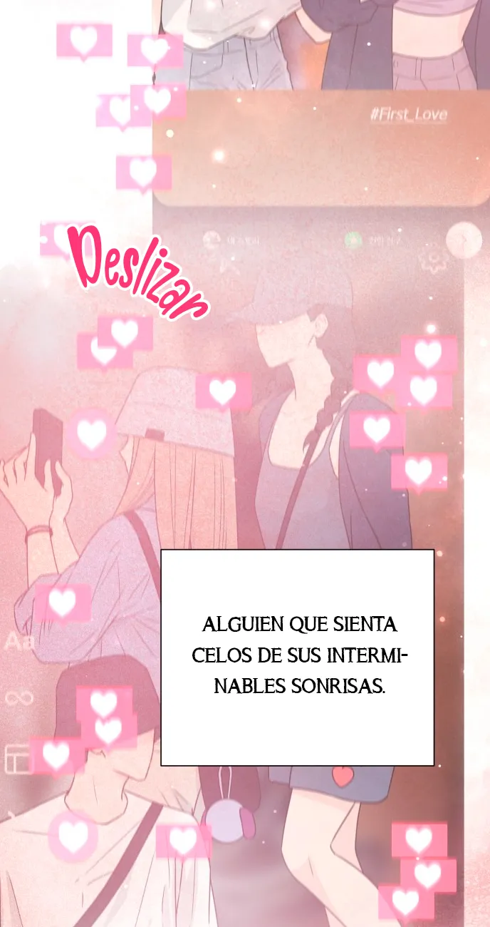 El hashtag es: El primer amor. capítulo 1, página 5