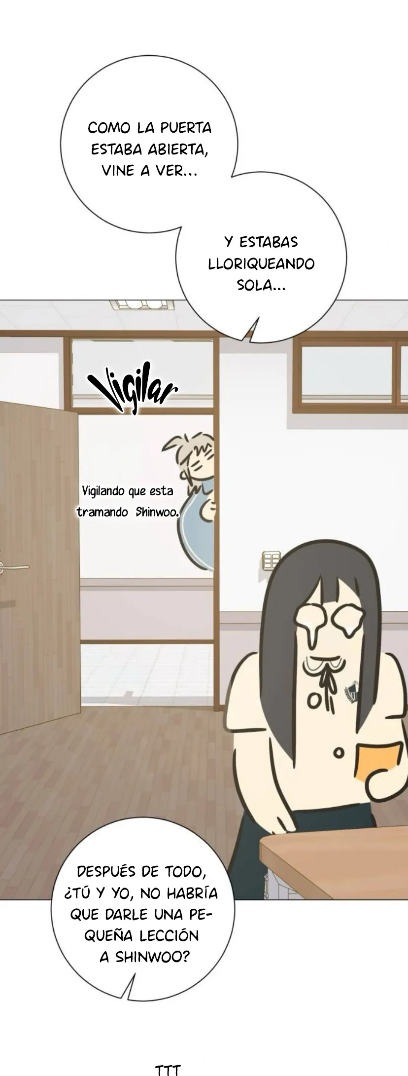 El hashtag es: El primer amor. capítulo 10, página 18