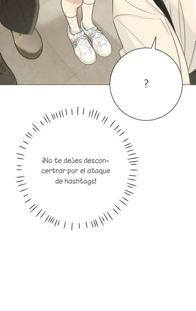 El hashtag es: El primer amor. capítulo 11, página 66
