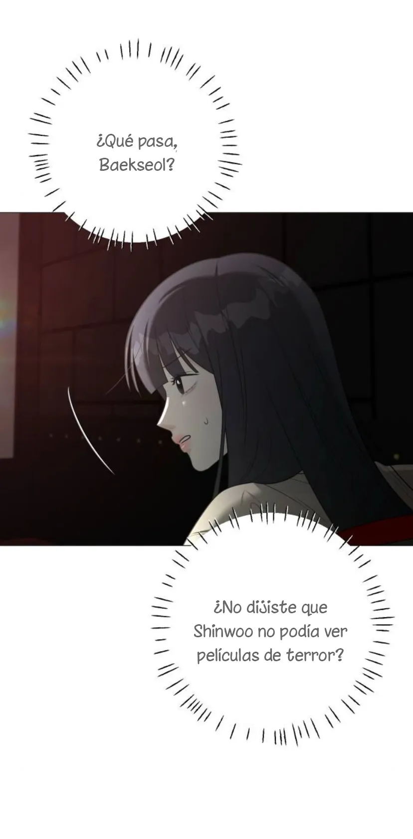 El hashtag es: El primer amor. capítulo 11, página 93