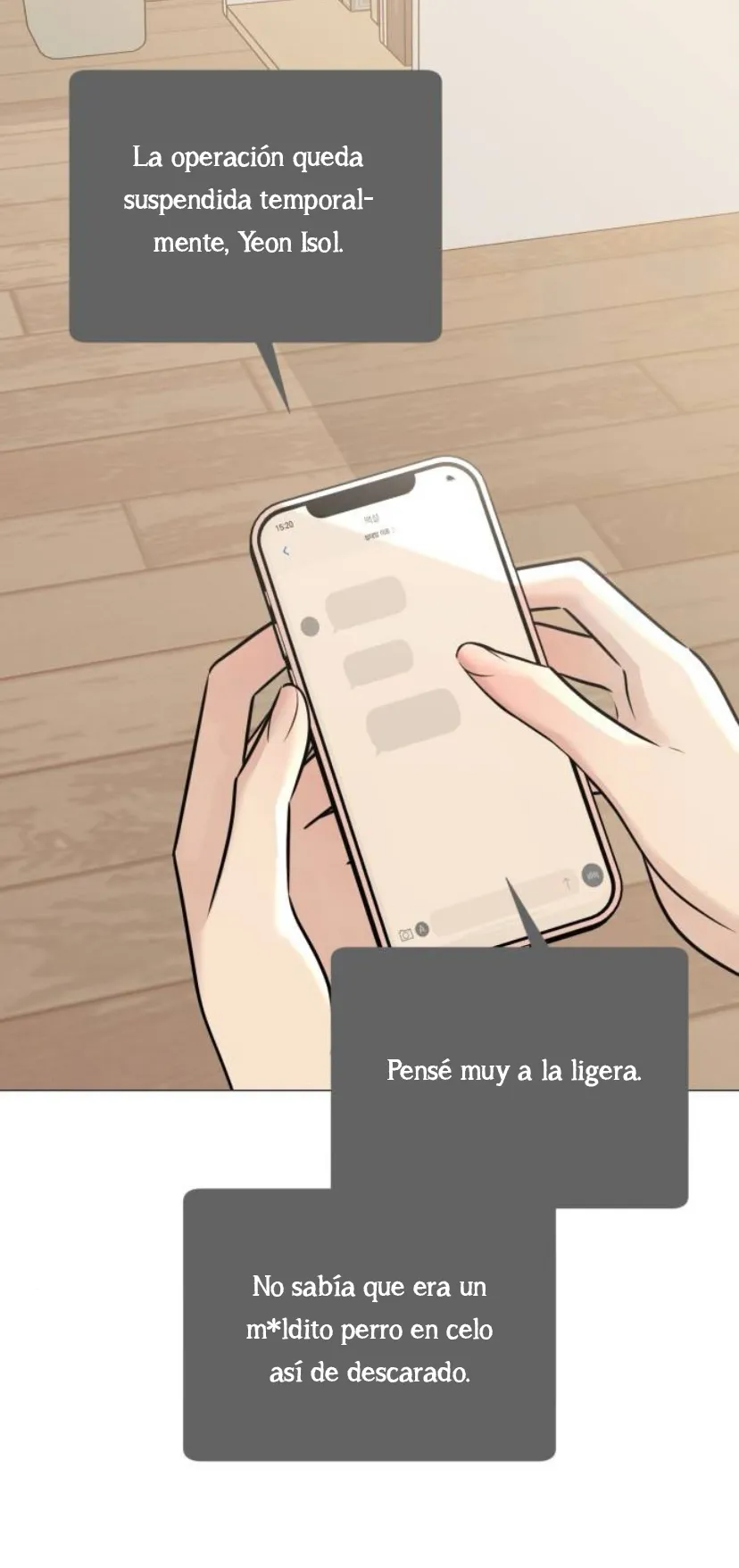 El hashtag es: El primer amor. capítulo 12, página 51