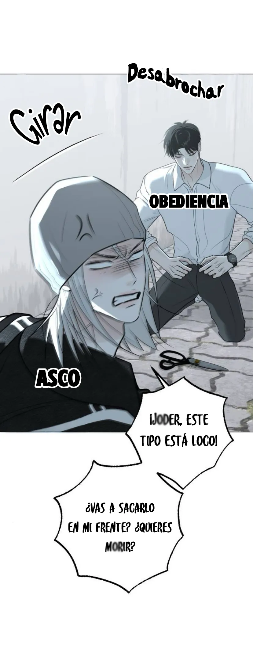 El hashtag es: El primer amor. capítulo 12, página 65