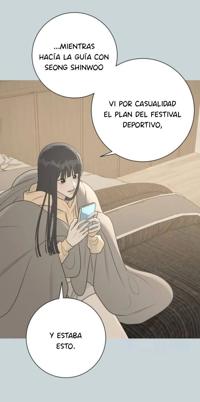 El hashtag es: El primer amor. capítulo 13, página 56