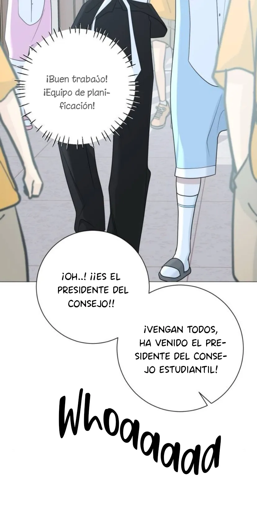 El hashtag es: El primer amor. capítulo 13, página 98