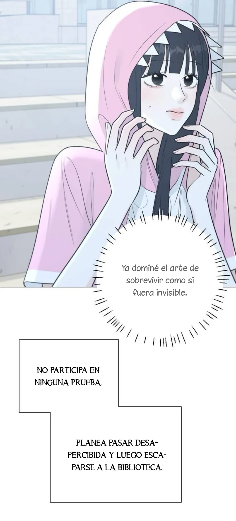El hashtag es: El primer amor. capítulo 14, página 53