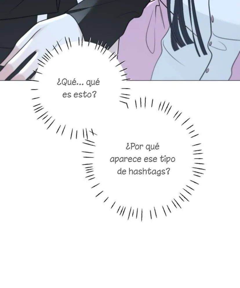 El hashtag es: El primer amor. capítulo 14, página 62