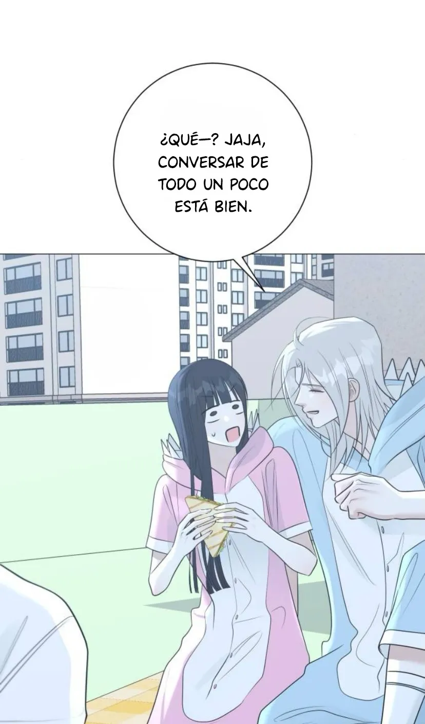 El hashtag es: El primer amor. capítulo 15, página 119
