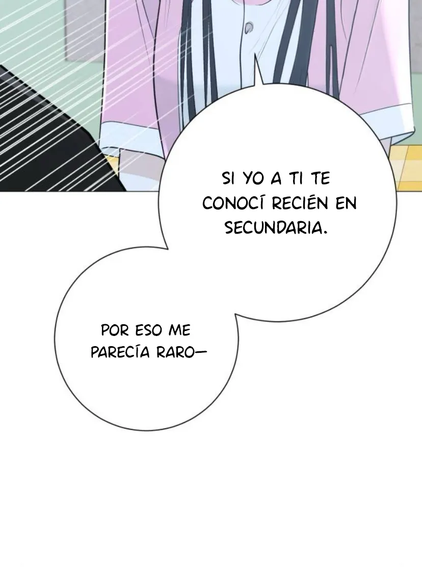 El hashtag es: El primer amor. capítulo 15, página 134