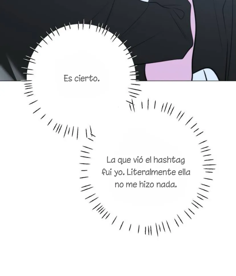 El hashtag es: El primer amor. capítulo 15, página 20