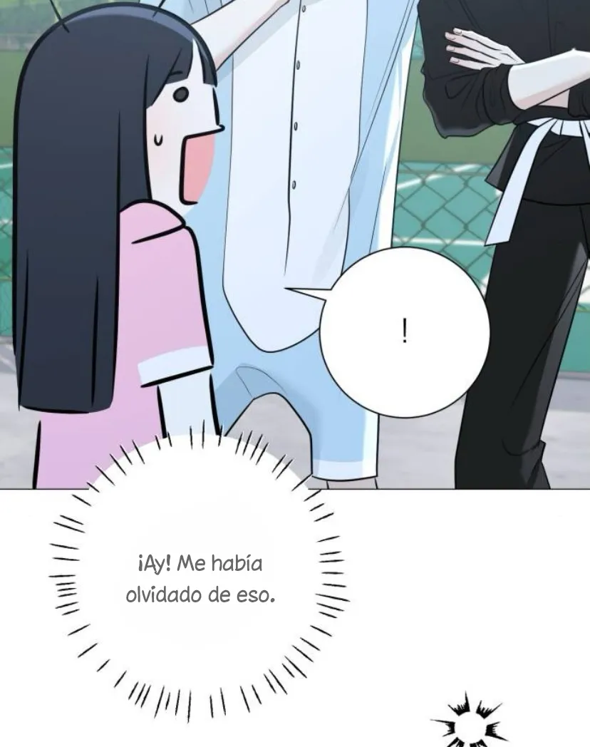 El hashtag es: El primer amor. capítulo 15, página 75