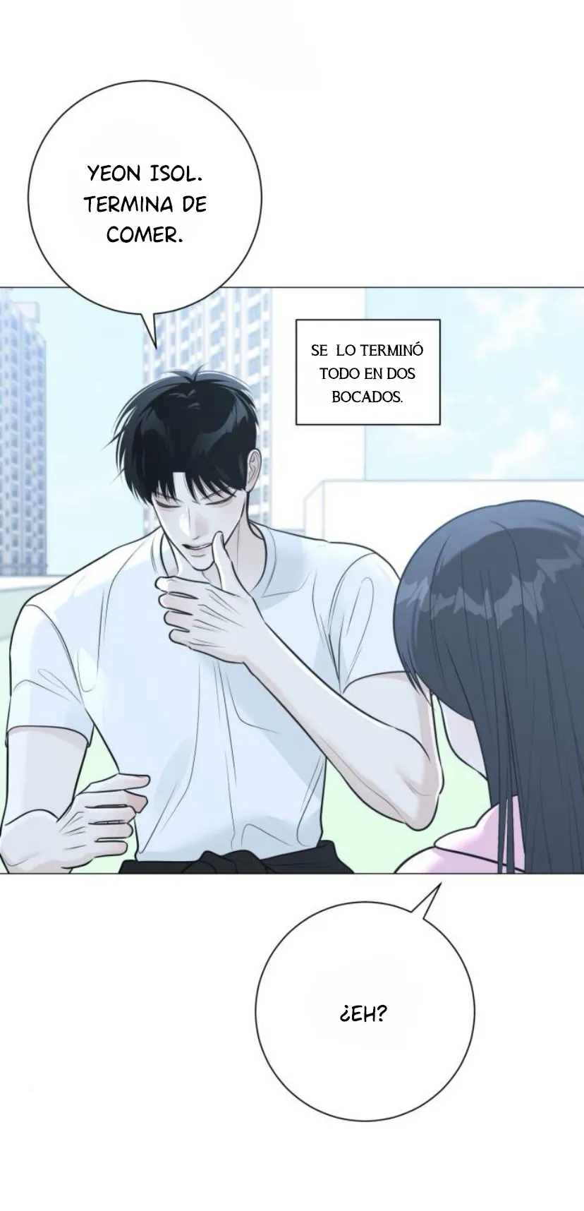 El hashtag es: El primer amor. capítulo 15, página 95