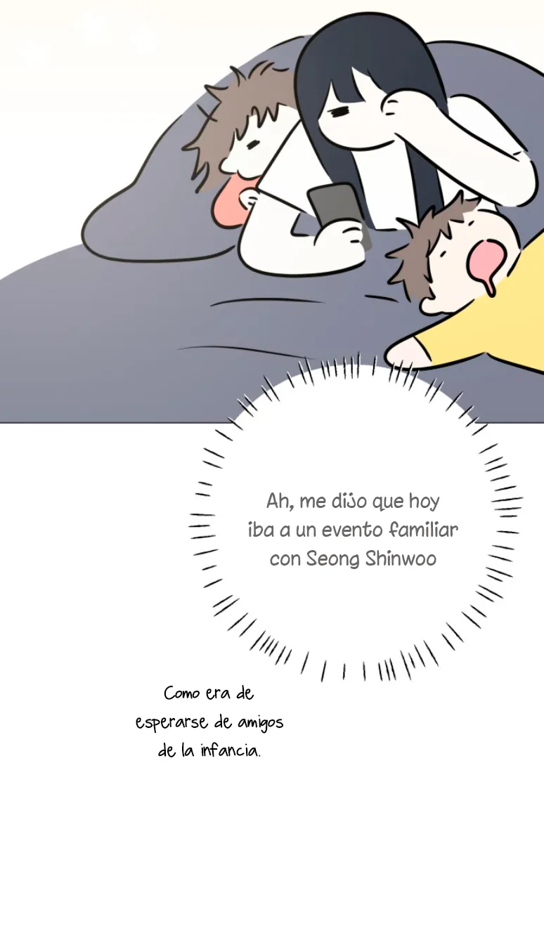 El hashtag es: El primer amor. capítulo 16, página 48
