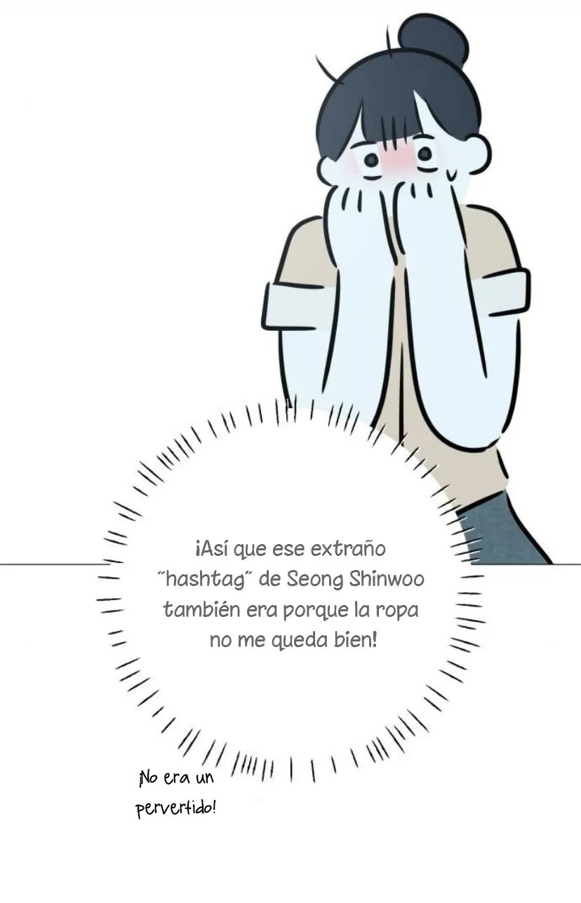 El hashtag es: El primer amor. capítulo 18, página 73