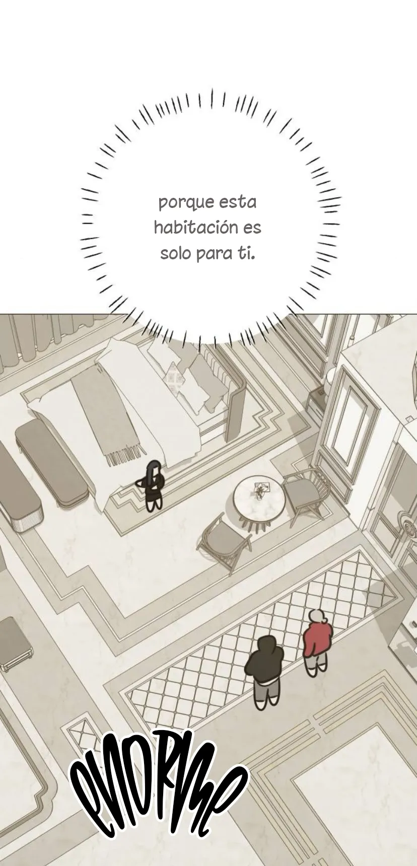 El hashtag es: El primer amor. capítulo 20, página 87