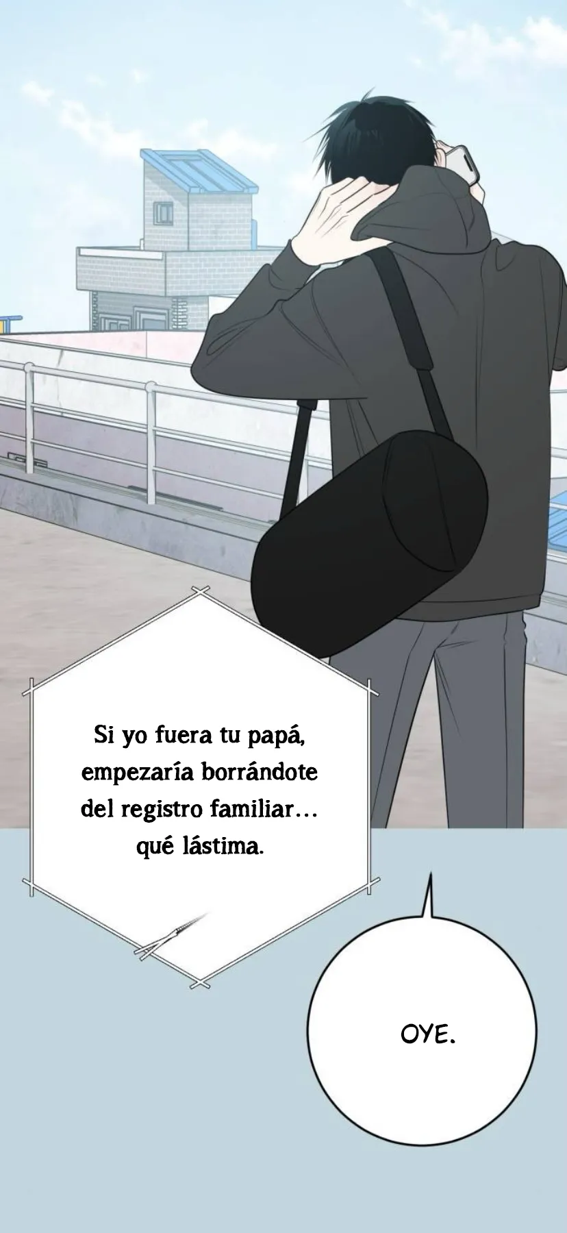El hashtag es: El primer amor. capítulo 21, página 25