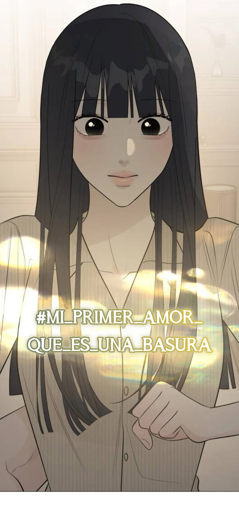 El hashtag es: El primer amor. capítulo 21, página 50