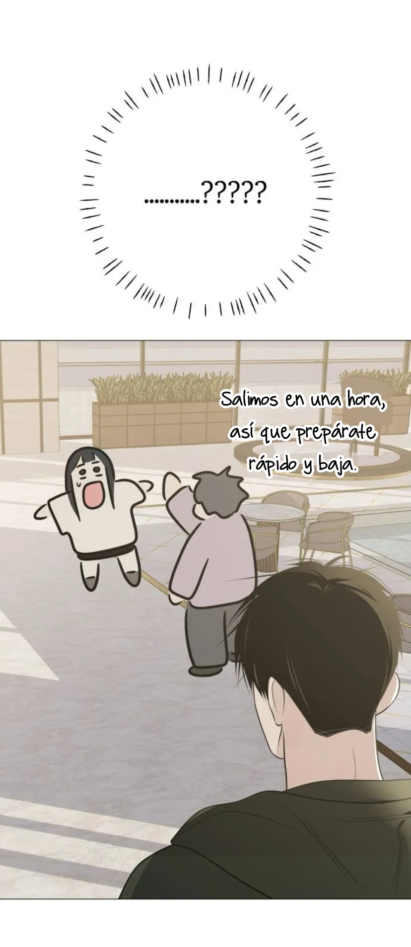 El hashtag es: El primer amor. capítulo 22, página 18