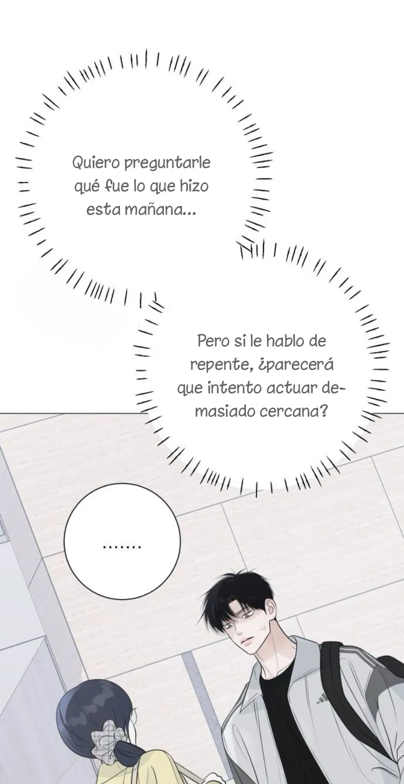 El hashtag es: El primer amor. capítulo 22, página 53